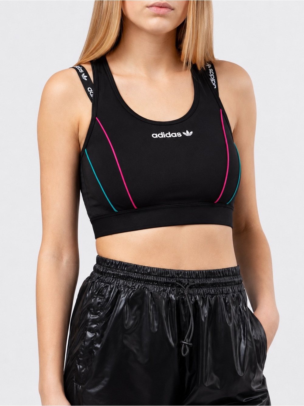 Adidas Fitness Running Sports Bra Black XXS